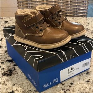 Toddler boy Max + Jake Dark Brown Colby Boots